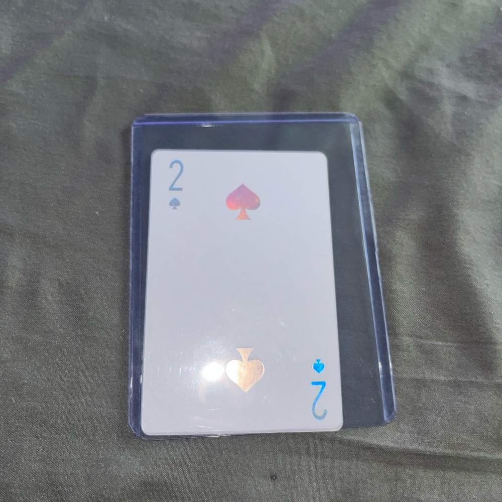 Dior Joy Playing Card 2 spades